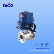 Electric Actuator Stainless Steel Flange Ball Valve